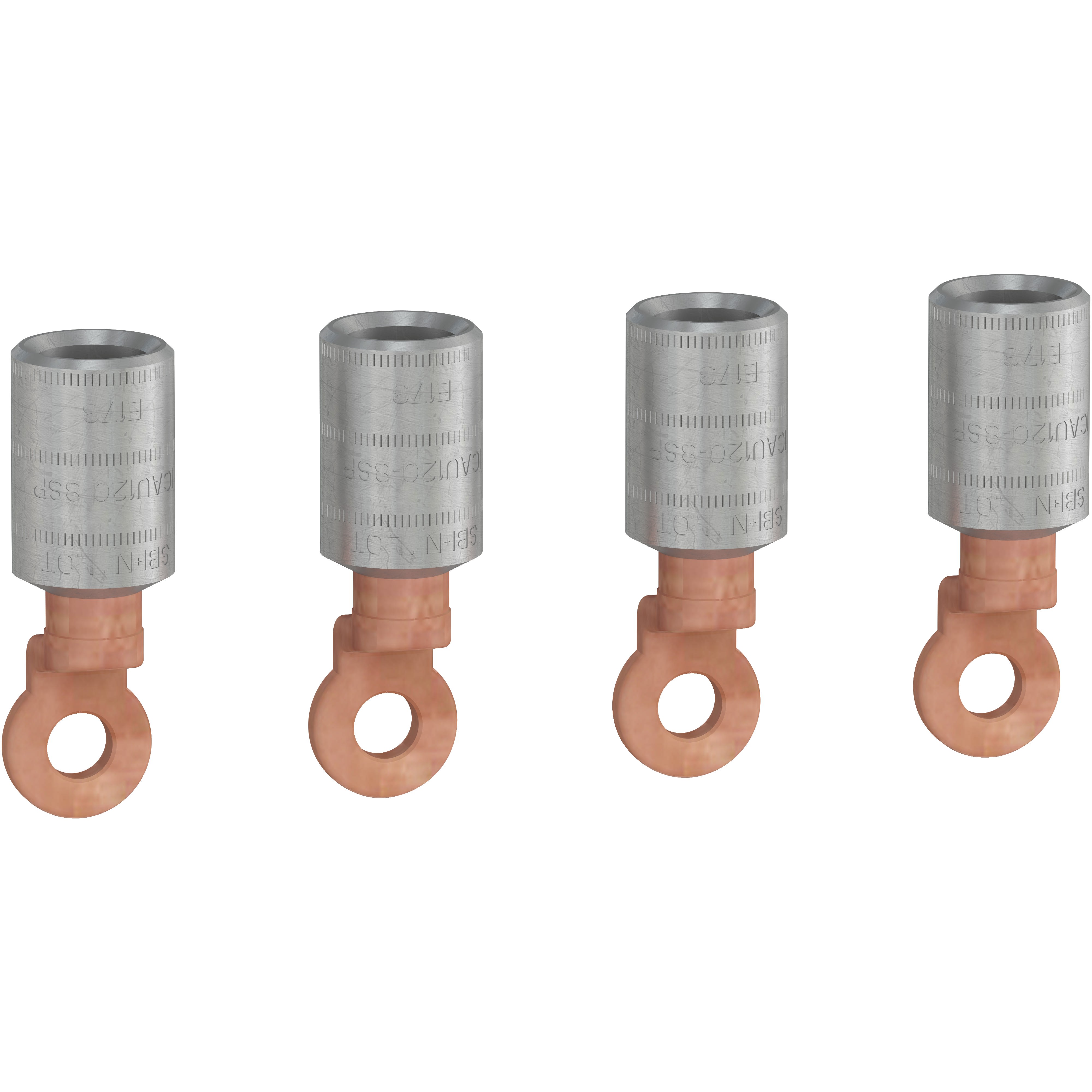 Schneider Electric - ComPacT NSXm - 4 cosses à sertir câble aluminium 120mm² - séparateur de phases