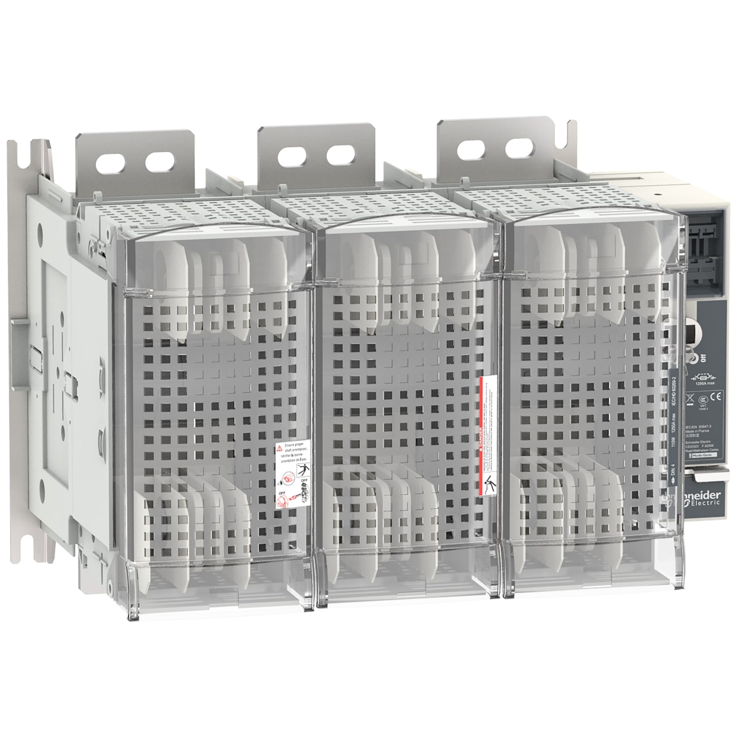 Schneider Electric - FuPact GS - interrupteur sectionneur fusible - 1250A - 3P - DIN 4 - F&R CTRL