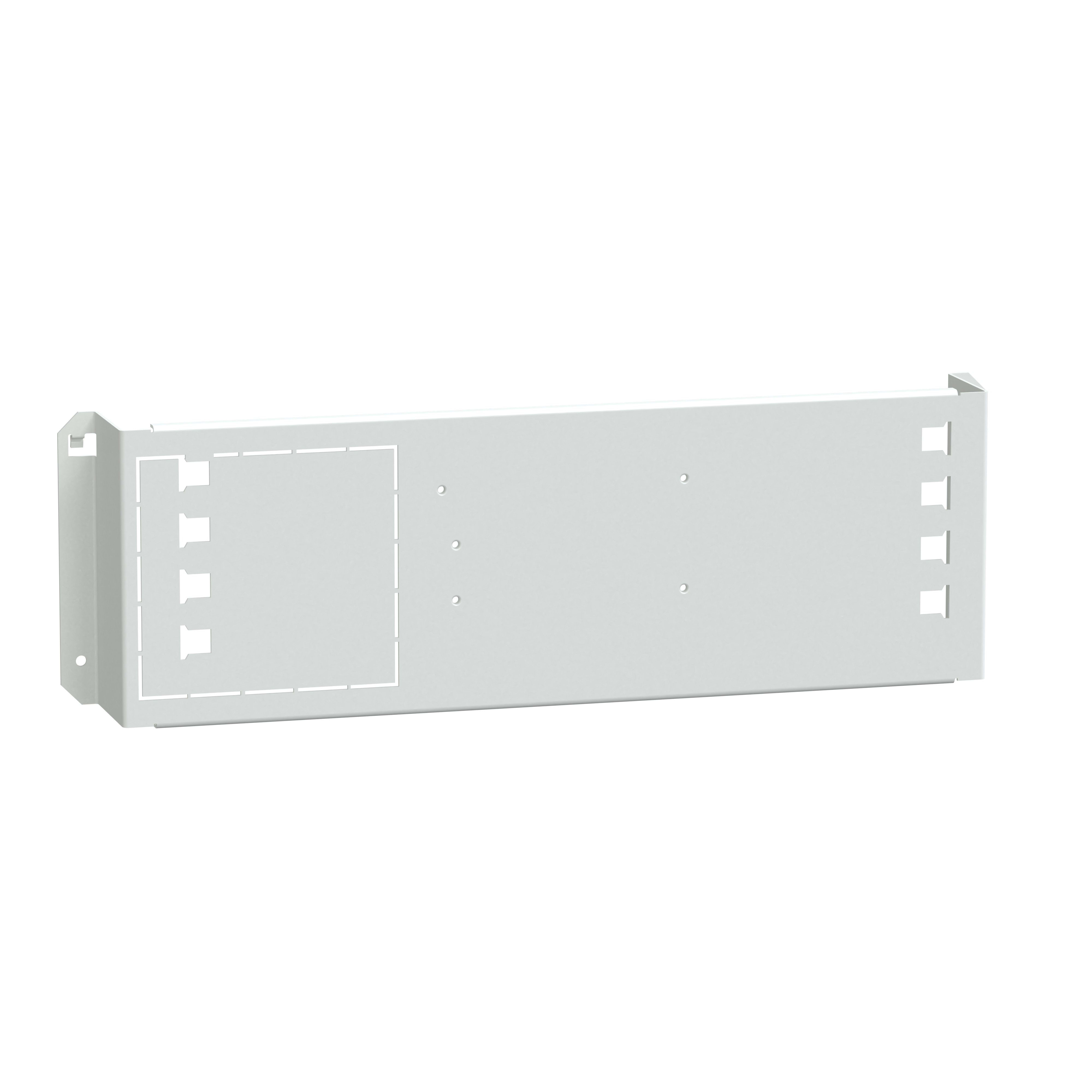 Schneider Electric - PrismaSeT G - Platine NSXm/vigi horiz. 3P4P-fixe-maneton-L600-RAL9003