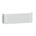 Schneider Electric - PrismaSeT G - Platine NSXm-vigi horiz. 3P4P-fixe-maneton-L600-RAL9003