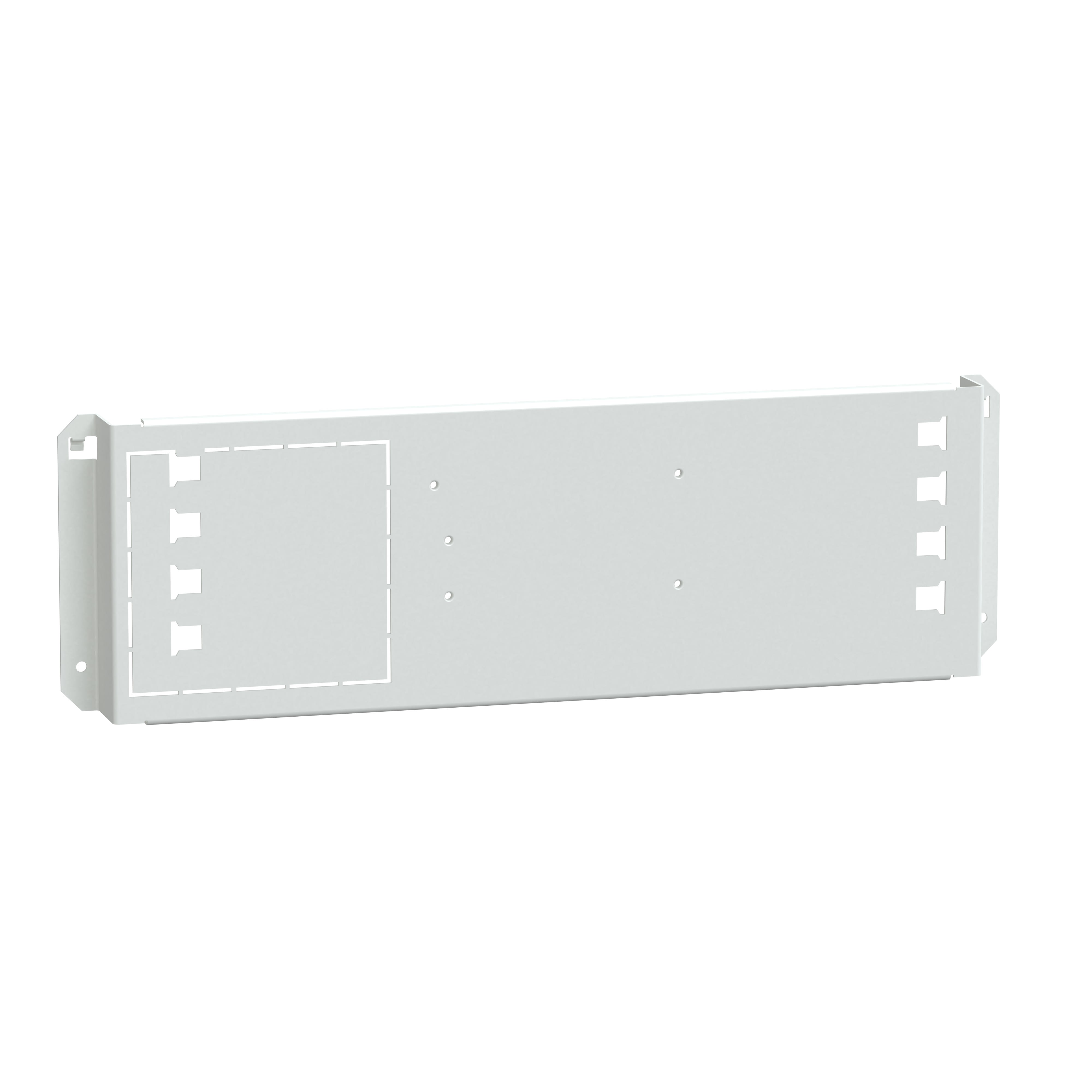 Schneider Electric - PrismaSeT G - Platine NSXm horiz. 3P4P-fixe-cde rot directe-L600-RAL9003