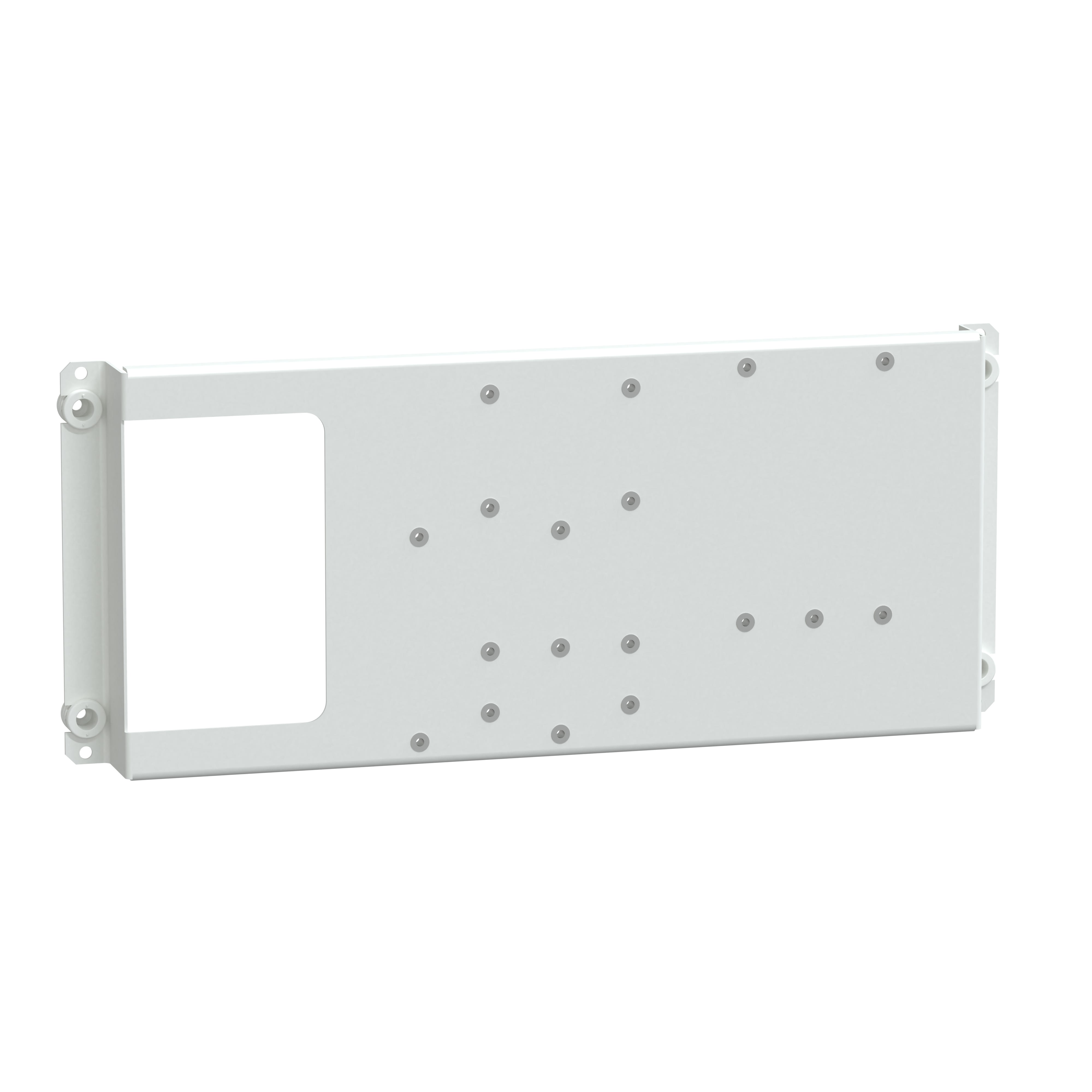 Schneider Electric - PrismaSeT G - Platine NSX/INS 100 à 250A - Fixe - côte/côte-L600-RAL9003