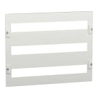 Schneider Electric - PrismaSeT G - Plastron modul. découpé-8M-3 rangées axe 150-L600-RAL9003