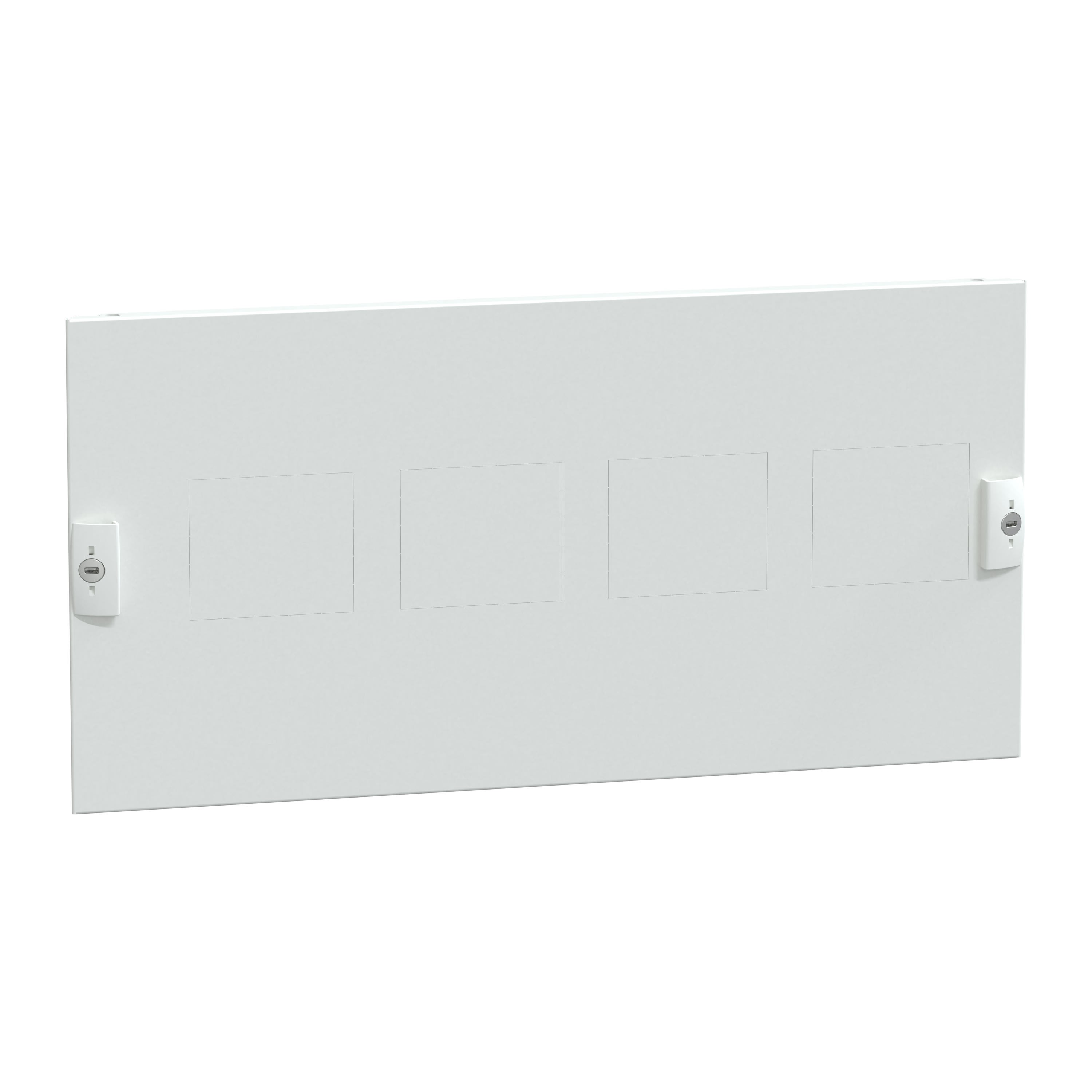 Schneider Electric - PrismaSeT P - Plastron NSXm-5M-4x4P cde rotative directe-fixe-L650-RAL satin spé