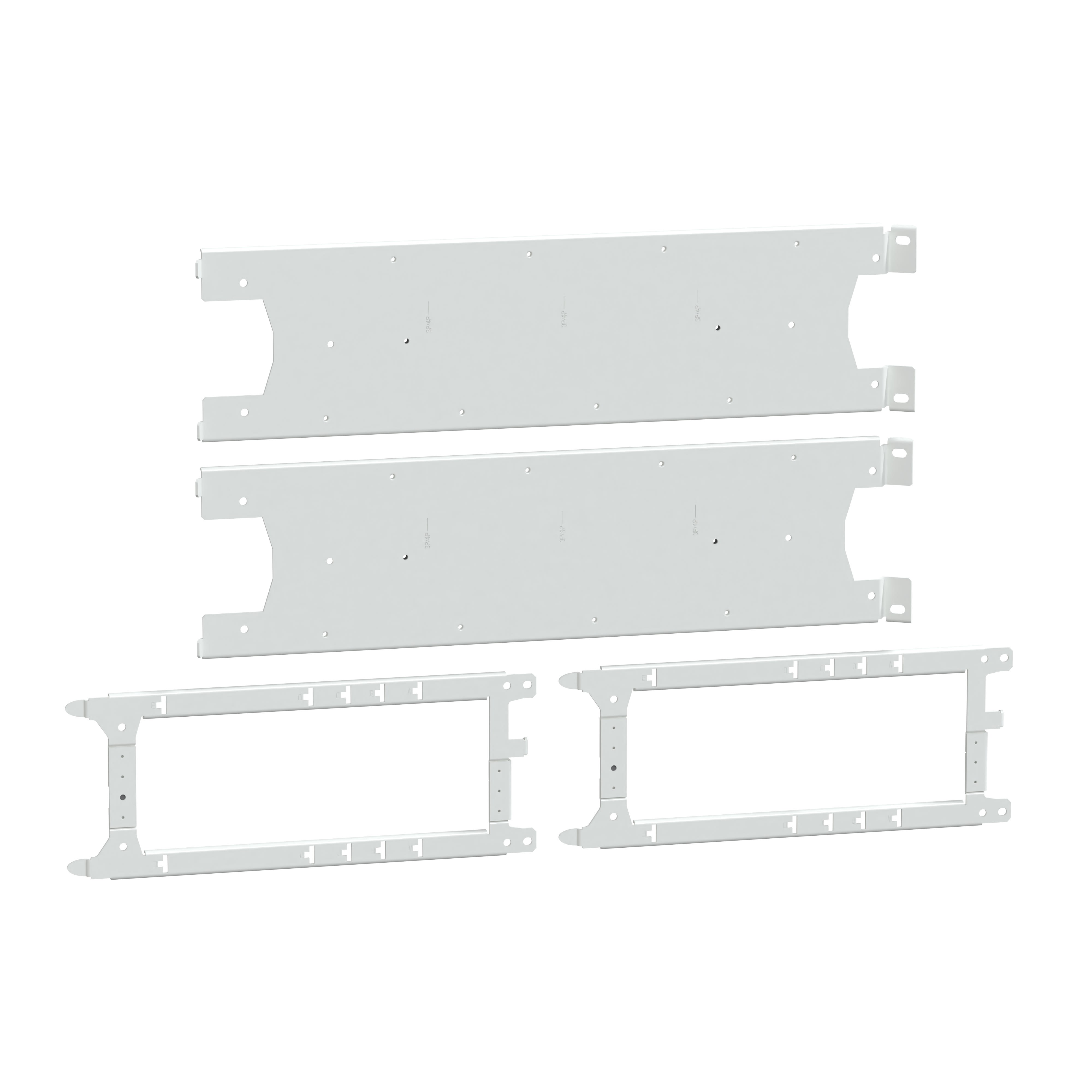Schneider Electric - PrismaSeT P - Platine NSXm vigi vert.- fixe - 3P4P- Cde man. rotat.-L650