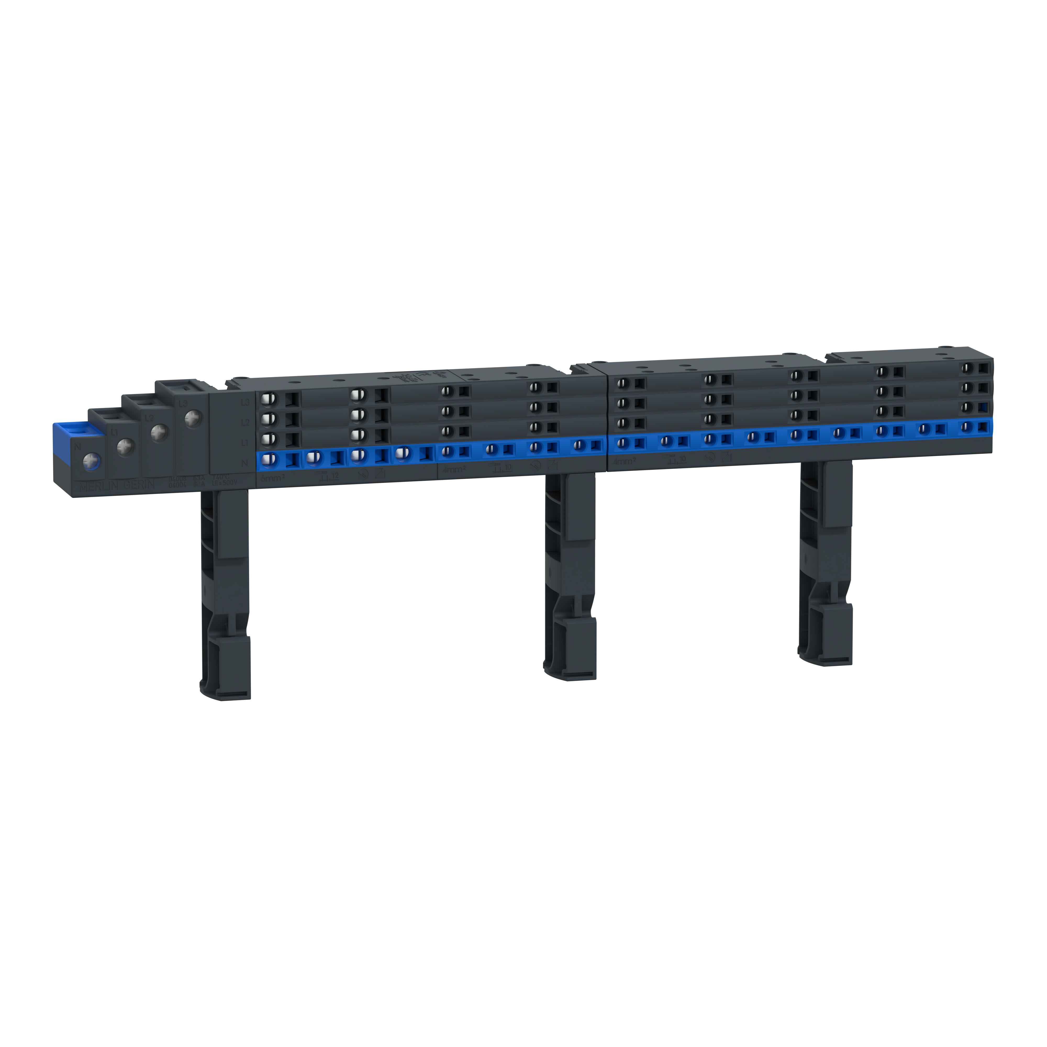 Schneider Electric - Linergy FM - Répartiteur de rangée à connexion rapide - 4P 80A