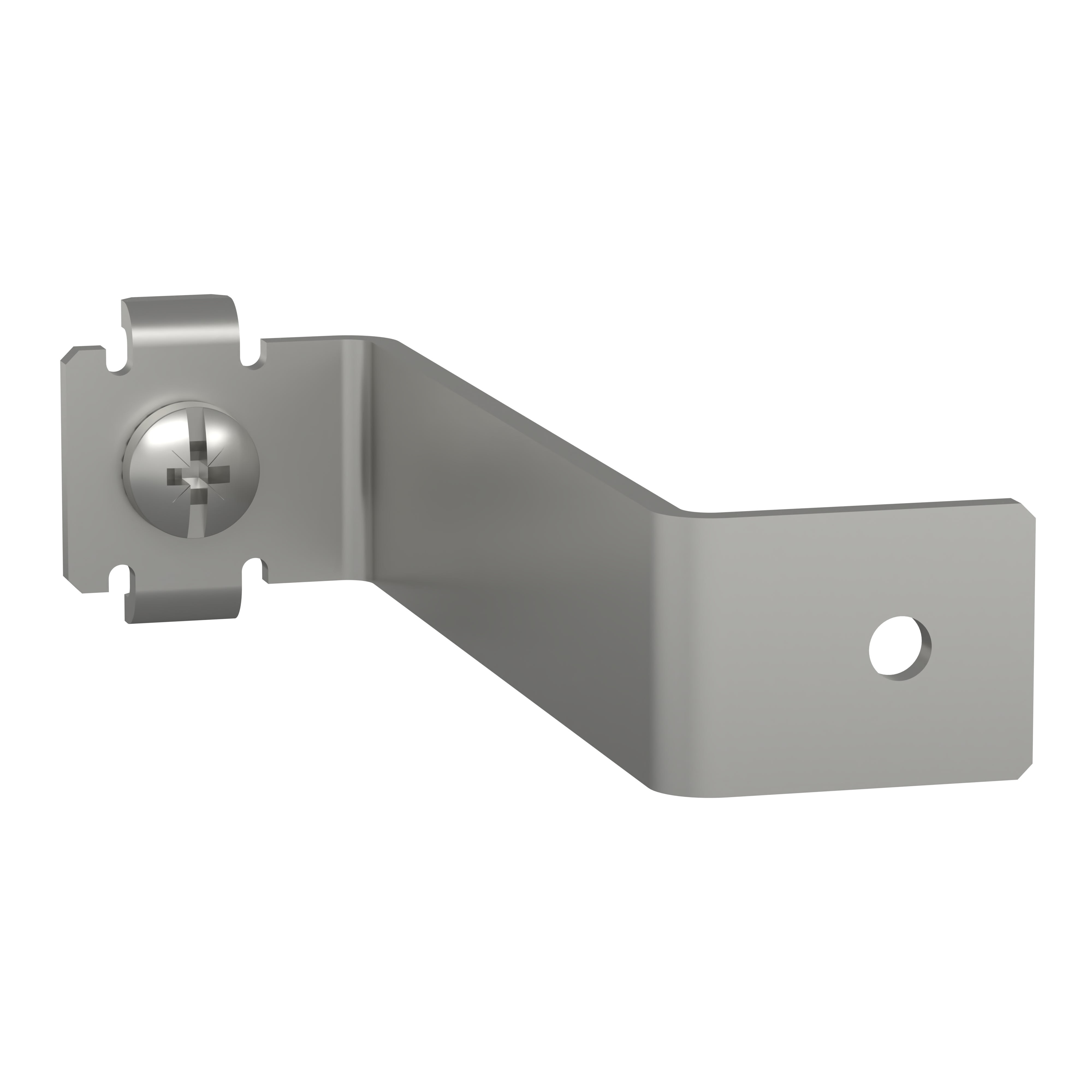 Schneider Electric - PrismaSeT G - Patte de fixation rail - H=80mm - lot de 2