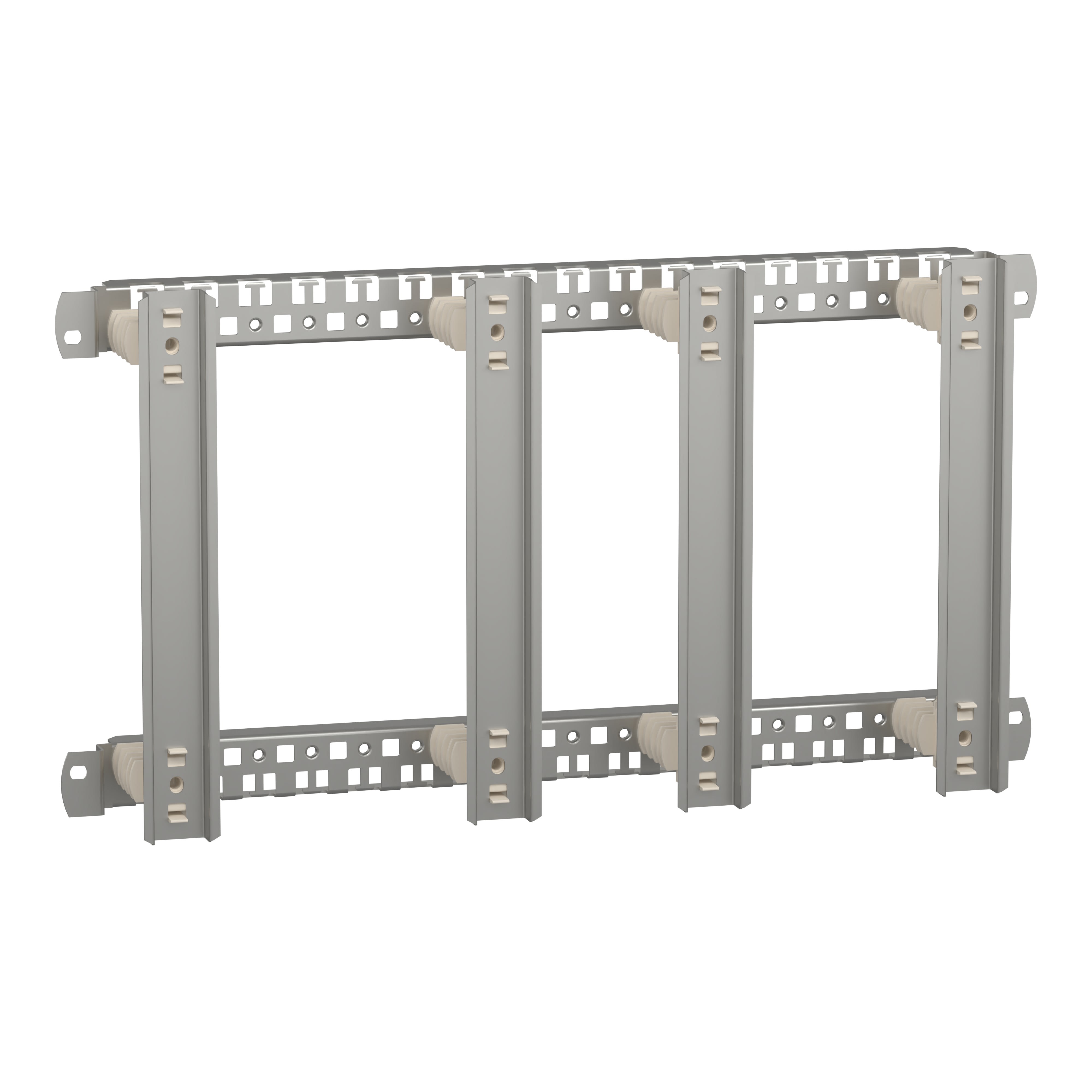Schneider Electric - PrismaSeT G - Platine 4 Din verticaux pour bornes de jonction