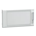Schneider Electric - PrismaSeT G - Porte transparente - Coffret ou extension 6M - RAL9003
