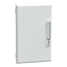 Schneider Electric - PrismaSeT G - Porte pleine gaine d'extension 9M - L300 - Peinture satin RAL spé