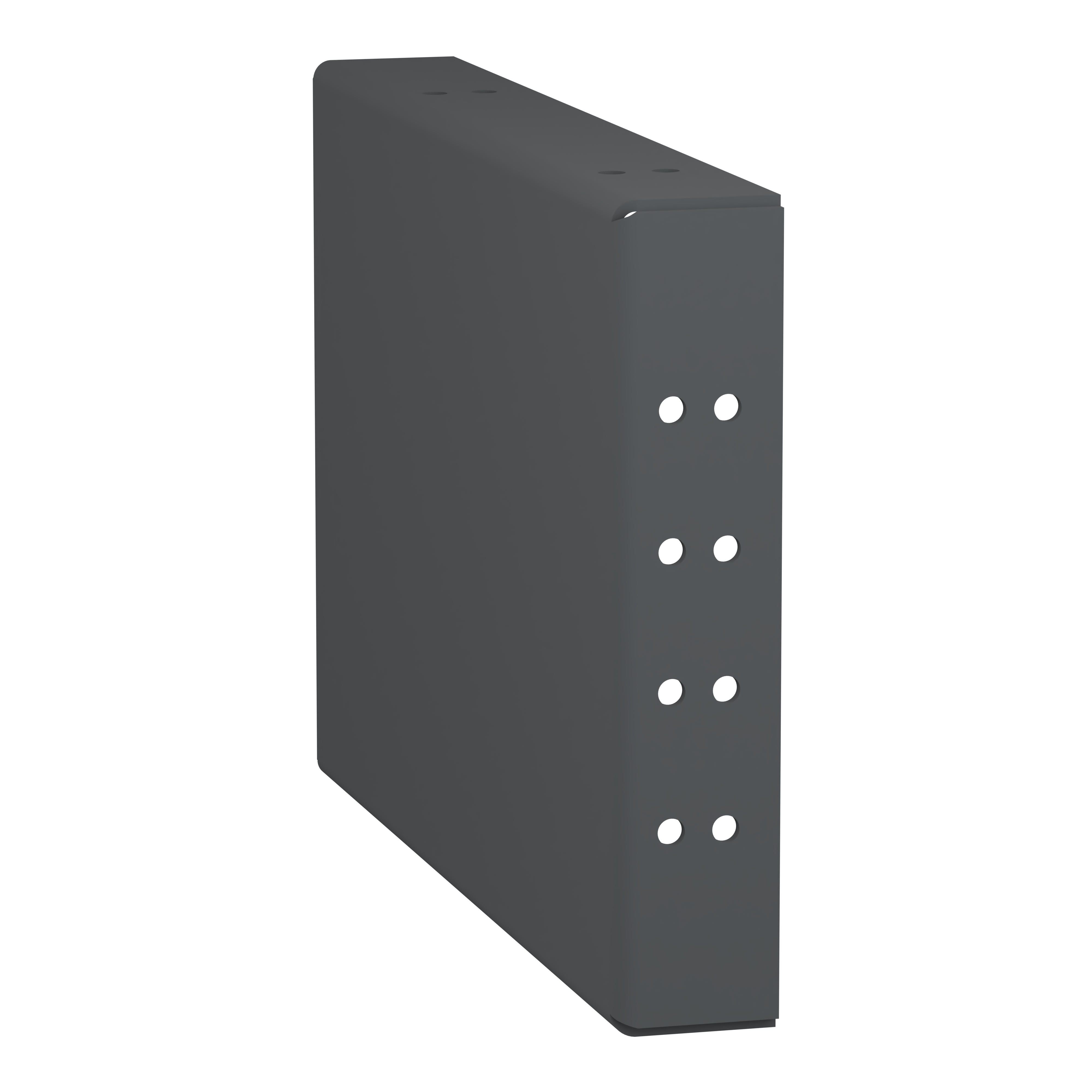 Schneider Electric - PrismaSeT G - Gousset de socle latéral - IP55 - H=150mm - RAL7016