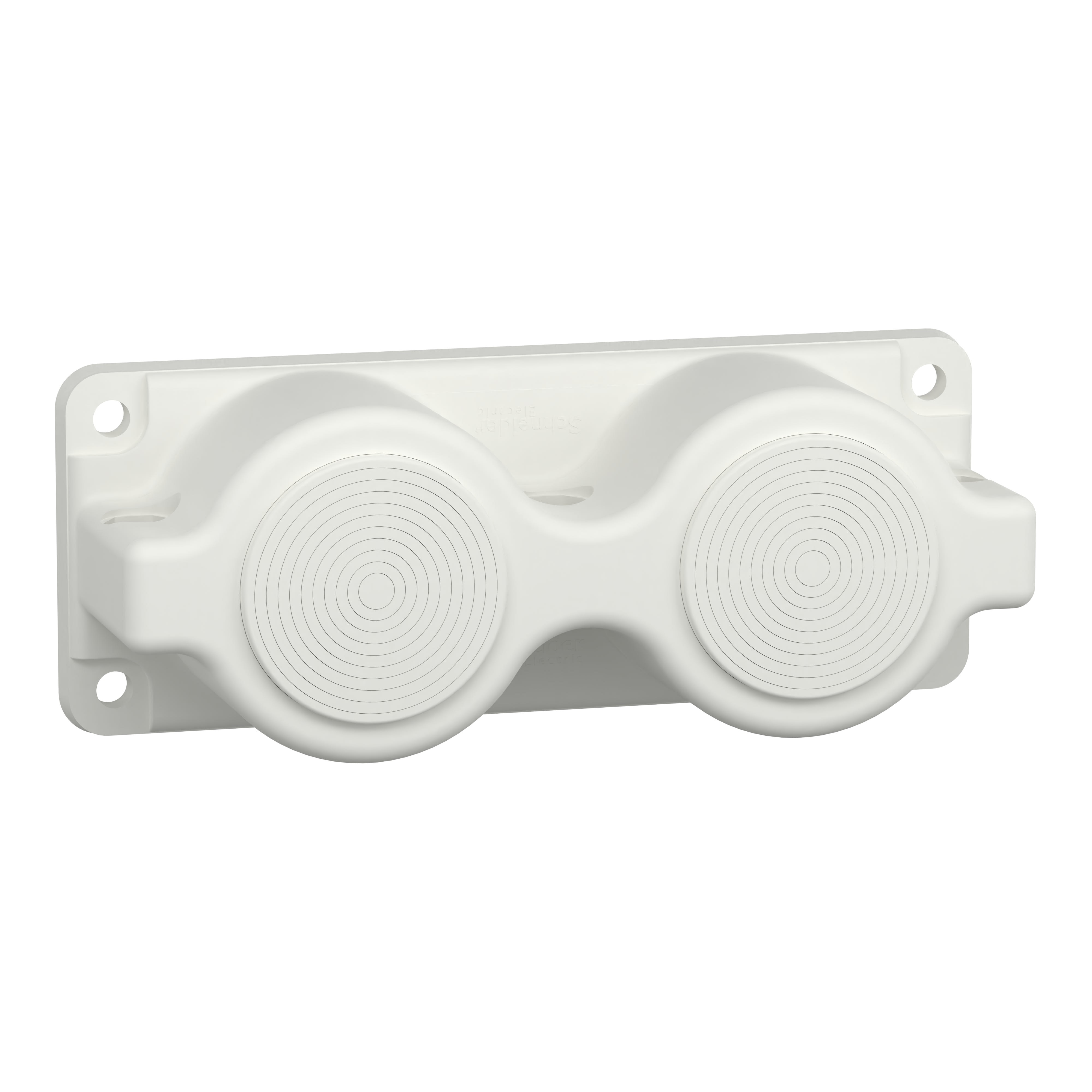 Schneider Electric - PrismaSeT G - Plaque passe-câbles FL21 à membrane - 2 entrées
