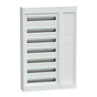 Schneider Electric - PrismaSeT S - coffret saillie plastique & metal 7 rangees 24 modules + Gaine