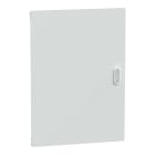 Schneider Electric - PrismaSeT S - Porte blanche pour coffret 4 rangées 24 modules