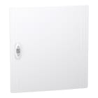 Schneider Electric - PrismaSeT XS - Porte pleine RAL9003 pour coffret encastré 2 rangées 18 modules