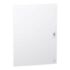 Schneider Electric - PrismaSeT XS - Porte pleine RAL9003 pour coffret saillie 4 rangées 24 modules