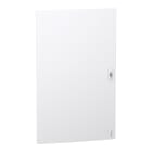 Schneider Electric - PrismaSeT XS - Porte pleine RAL9003 pour coffret saillie 5 rangées 24 modules