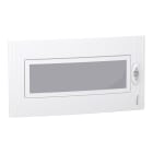 Schneider Electric - PrismaSeT XS - Porte transparente RAL9003 pour coffret saillie 1R 24 modules