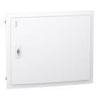 Schneider Electric - PrismaSeT XS - Coffret plastique encastré 2 rang. 24 modules - avec porte pleine