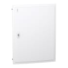Schneider Electric - PrismaSeT XS - Coffret plastique encastré 4 rang. 24 modules - avec porte pleine