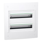 Schneider Electric - PrismaSeT XS - Coffret encastré 2 rangées 18 modules - sans porte