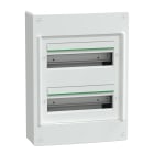 Schneider Electric - PrismaSeT XS - Coffret saillie 2 rangées 13 modules - sans porte