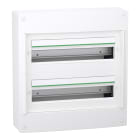 Schneider Electric - PrismaSeT XS - Coffret saillie 2 rangées 18 modules - sans porte
