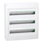 Schneider Electric - PrismaSeT XS - Coffret plastique saillie 3 rangées 24 modules - sans porte