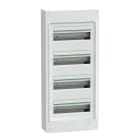 Schneider Electric - PrismaSeT XS - Coffret saillie 4 rangées 13 modules - sans porte