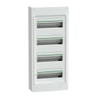 Schneider Electric - PrismaSeT XS - Coffret saillie 4 rangées 13 modules - sans porte