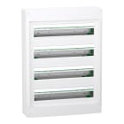 Schneider Electric - PrismaSeT XS - Coffret plastique saillie 4 rangées 24 modules - sans porte