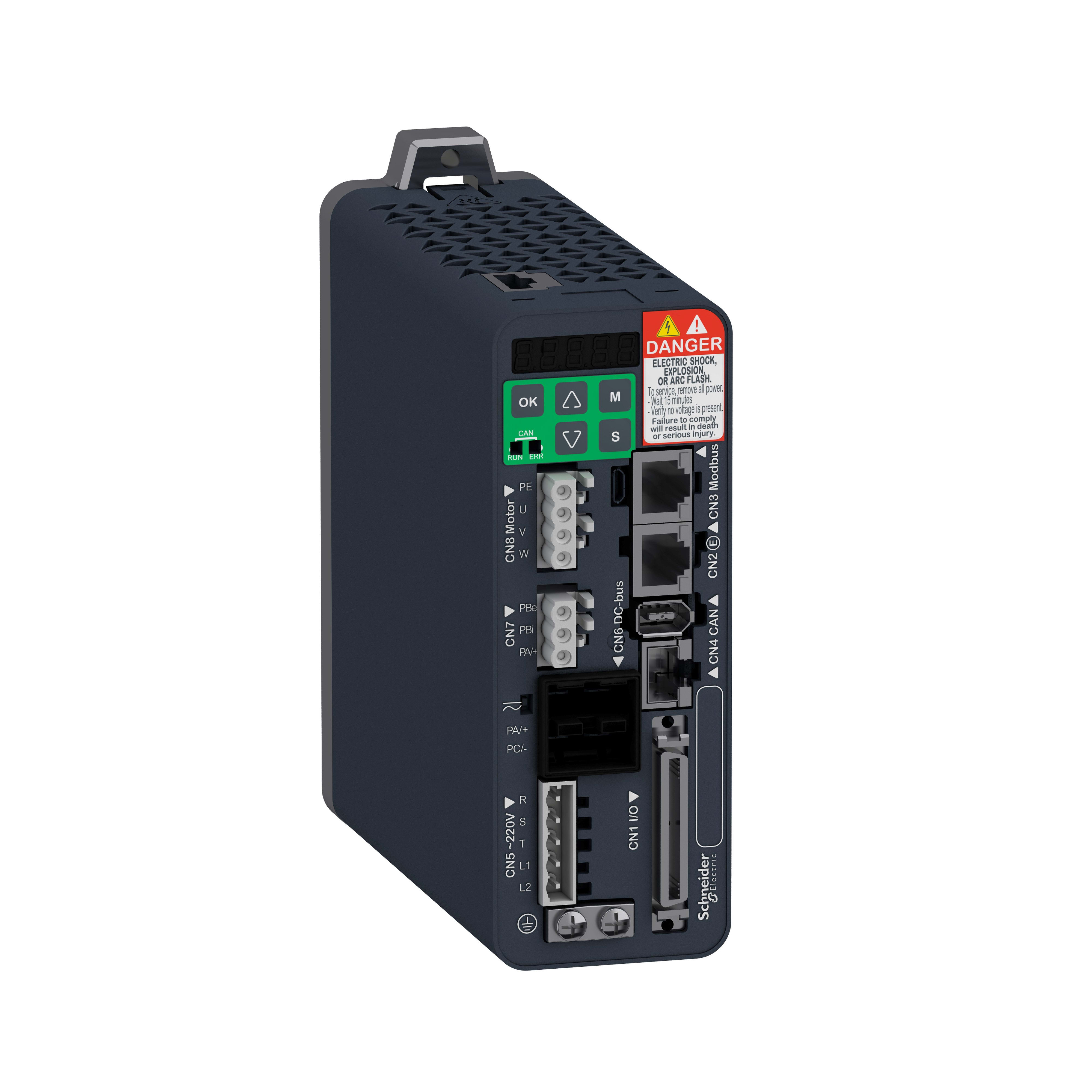 Schneider Electric - Lexium-Variateur lxm28S Sercos 10E/4S-STO SIL2-Alimentation 1/3ph 230Vac 100w