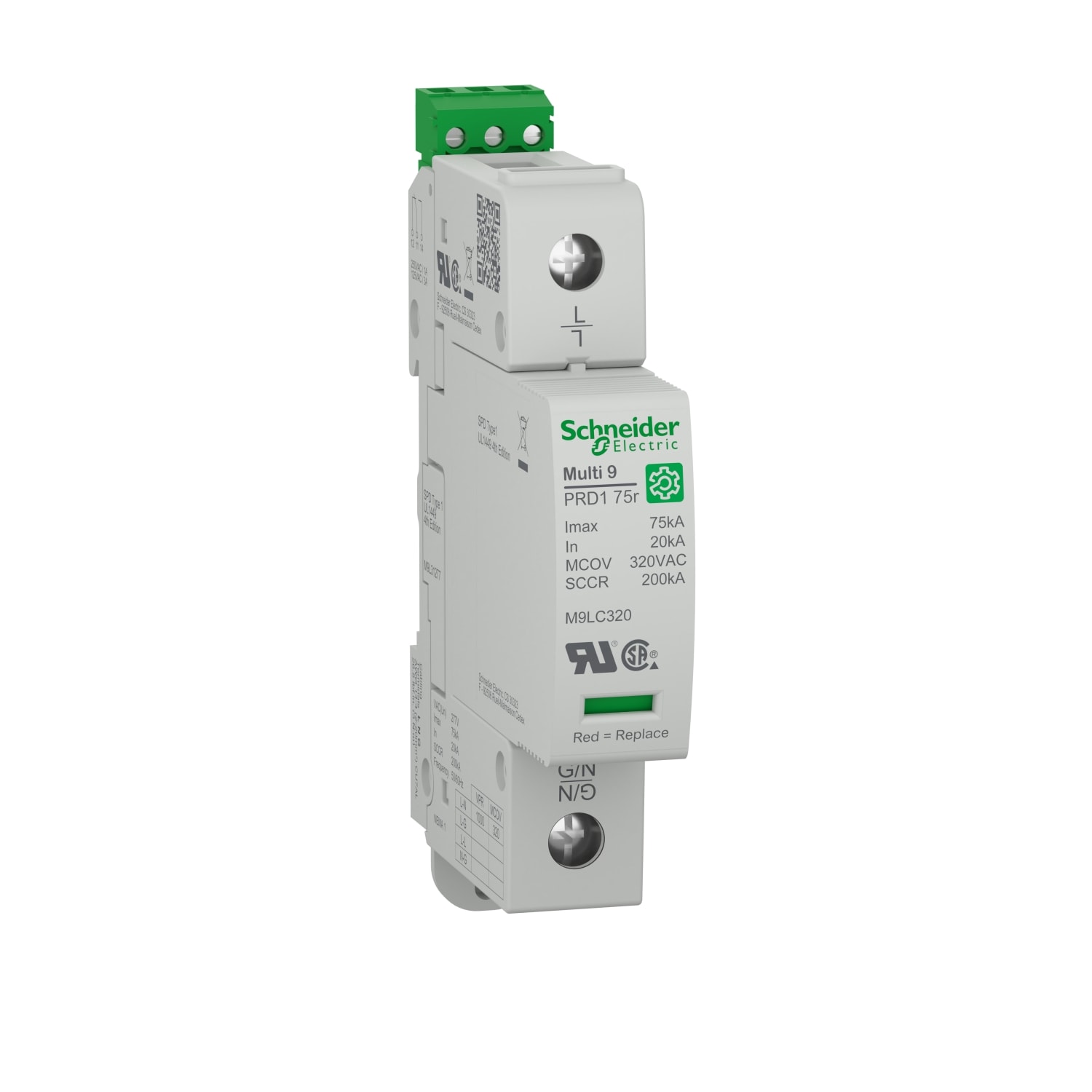 Schneider Electric - Multi 9 PRD1 75r 1P T1 277V Parafoudre debro UL1449