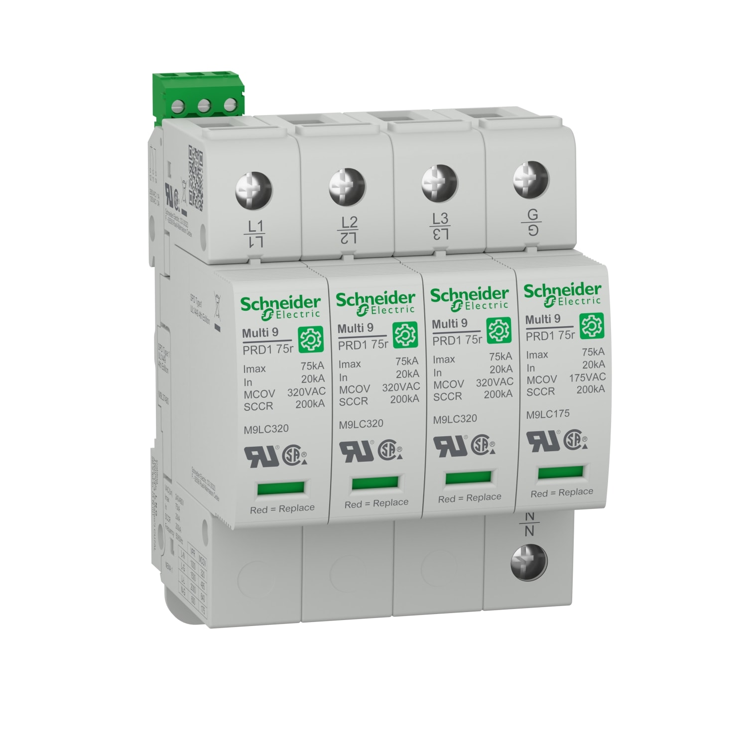Schneider Electric - Multi 9 PRD1 75r 4P T1 277/480V Parafoudre debro UL1449