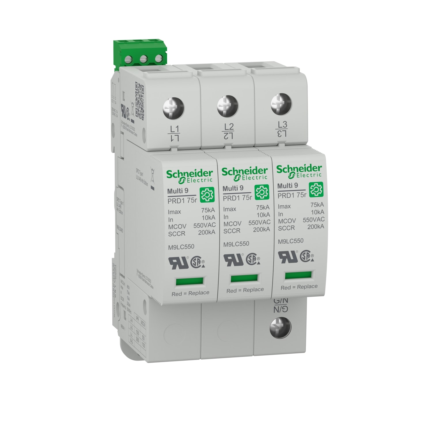 Schneider Electric - Multi 9 PRD1 75r 3P T1 480V Parafoudre debro UL1449