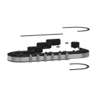 Schneider Electric - Lexium MC12-LXMMC-Multichariots - Jeu de 2 butées pour extrémité de piste