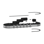 Schneider Electric - Lexium MC12-LXMMC-Multichariots - Jeu de 2 butées pour extrémité de piste