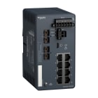 Schneider Electric - Modicon Switch administré Etendu - 8 ports cuivre +2 ports fibre opti SM - Harsh