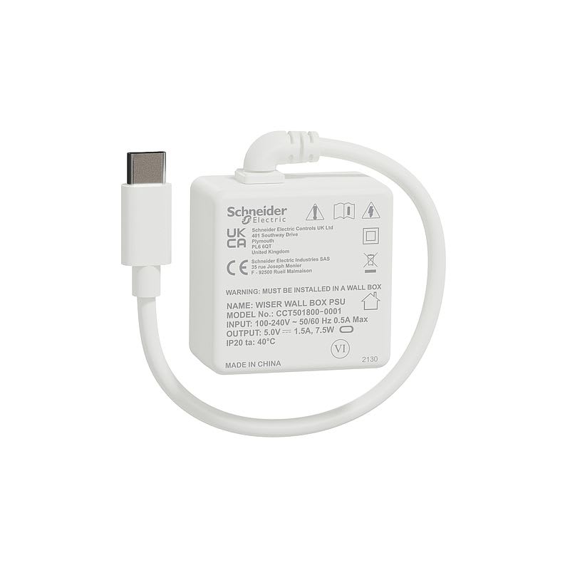 Schneider Electric - Wiser - Alimentation murale HUB0 2nd gen