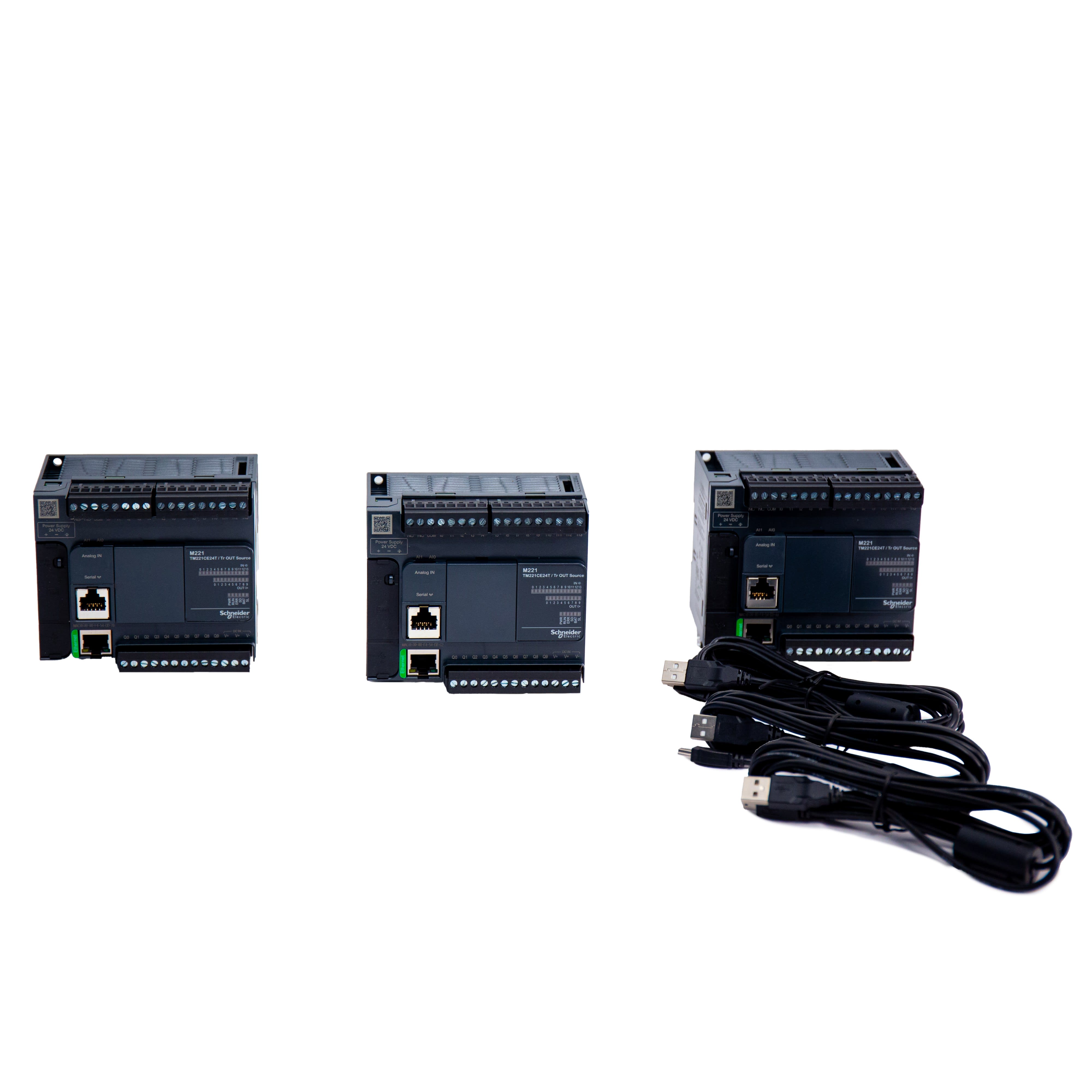 Schneider Electric - Lot de 3 M221 Education 24V sorties transistors