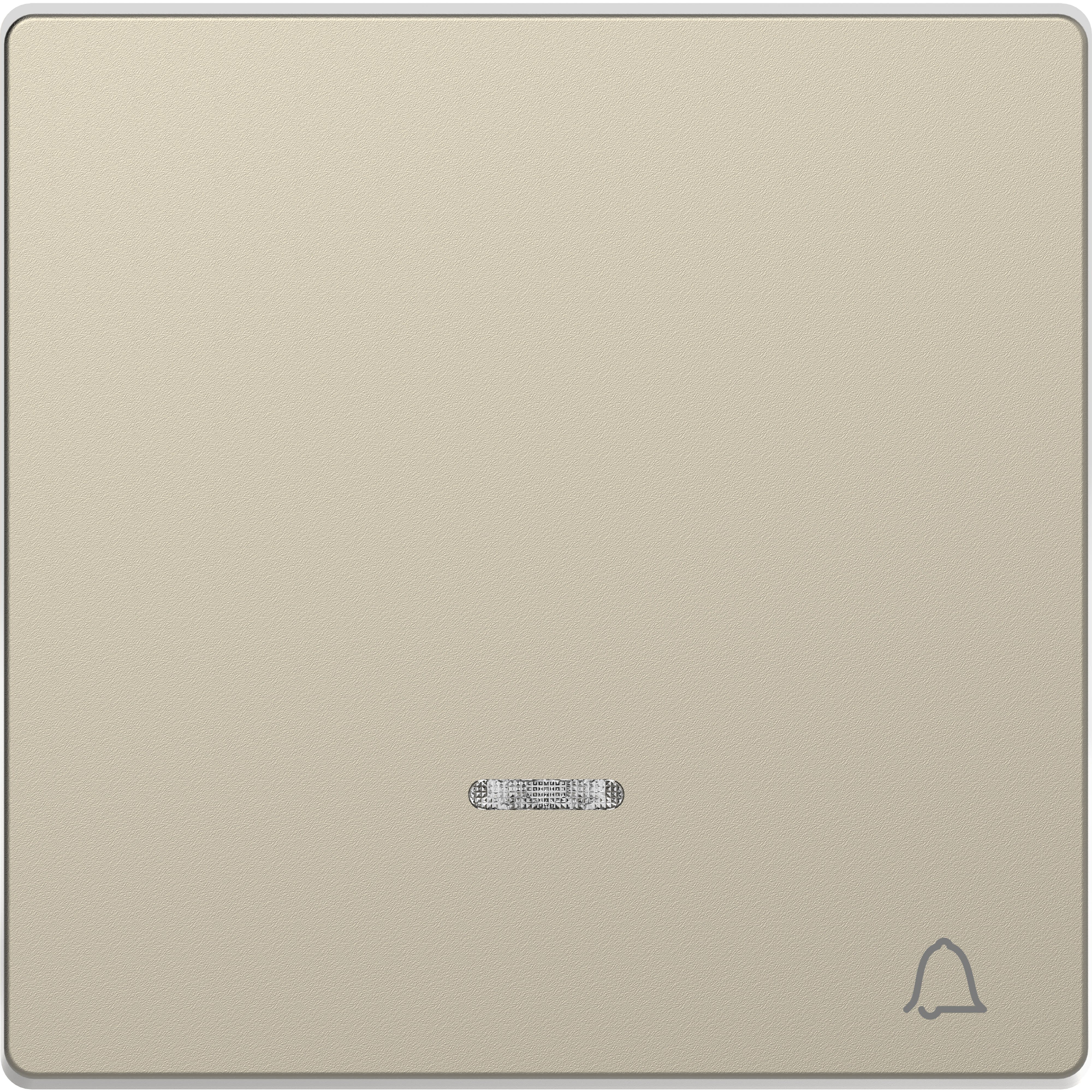 Schneider Electric - D-Life - enjoliveur pour commande simple voyant et picto carillon - blanc sable