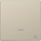 Schneider Electric - D-Life - enjoliveur pour commande simple voyant et picto carillon - blanc sable