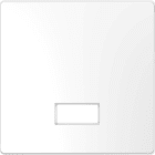 Schneider Electric - D-Life - enjoliveur pour commande simple avec hublot et symboles - blanc lotus