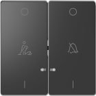 Schneider Electric - D-Life - enjoliveur pour commande double voyant et picto hotel - anthracite