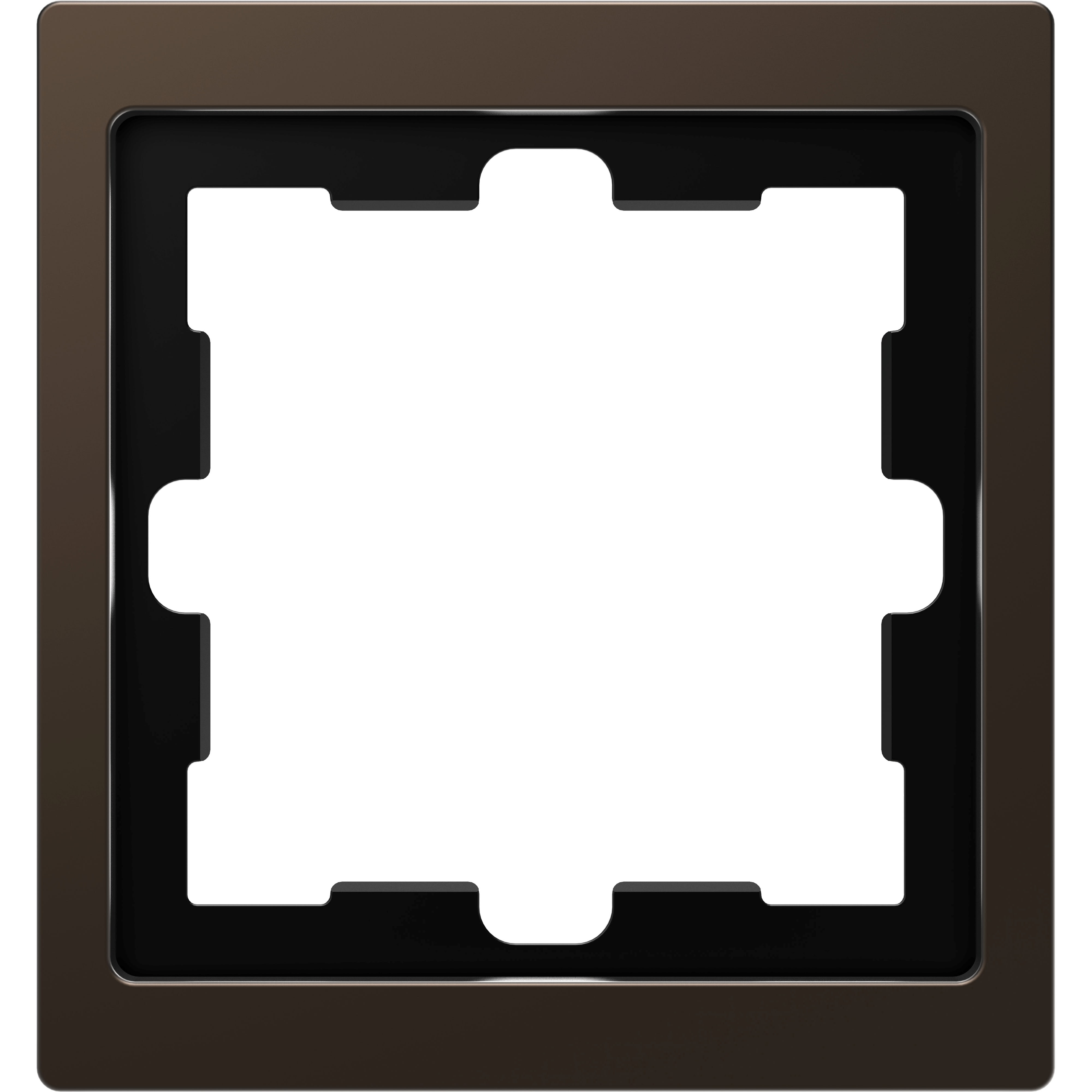 Schneider Electric - D-Life - cadre de finition - métal - mocca - 1 poste