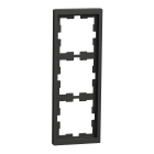 Schneider Electric - D-Life - cadre de finition - anthracite - 3 postes