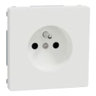 Schneider Electric - D-Life - prise de courant 2P+T - FR - méca + enjoliveur - blanc nordic mat