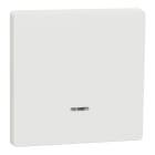 Schneider Electric - D-Life - enjoliveur pour commande simple avec voyant - blanc nordic mat