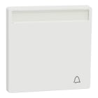 Schneider Electric - D-Life - enjoliveur pour commande simple avec porte-étiquette - blanc nordic mat