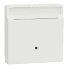 Schneider Electric - D-Life - enjoliveur pour interrupteur à carte porte-étiquette - blanc nordic mat